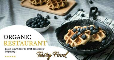 Organic food restaurant template