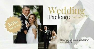 Wedding Organization Sale Facebook Ad template