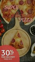 Delicious Pizza Promo template