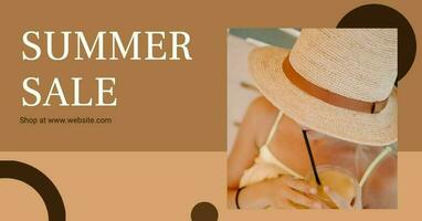 Summer fashion sale template
