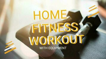 Home Workout Promo template