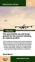 Post-Covid tourism template