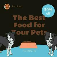 Pet Food Promotion template