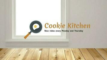 White and Wood Cooking Channel template