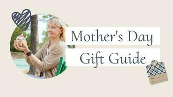 Mother's Day Gift Guide Ideas template