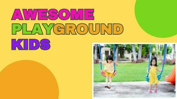 Kids In The Playground template