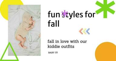 Baby Fashion Promo template