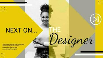 Designer Podcast Promo template