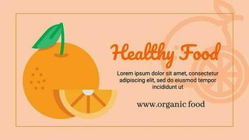 Healthy Food Promo template