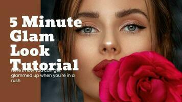 Makeup Tutorial Promo template