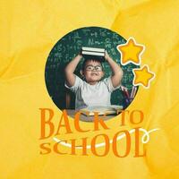Back to School Photo template