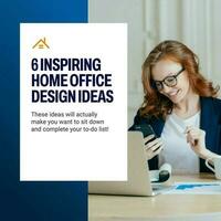 6 Inspiring Home Office Design Ideas template
