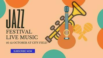 Jazz Music Festival template