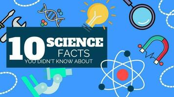 Science Facts Banner template