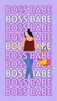Purple Boss Babe Template