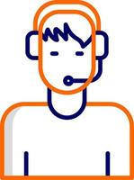 Customer Service Agent Vector Icon