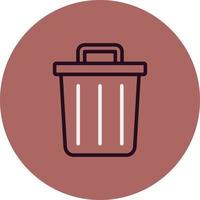 Trash Bin Vector Icon