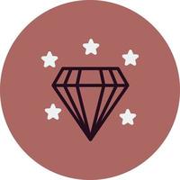 icono de vector de diamante