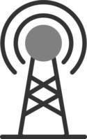 icono de vector de antena