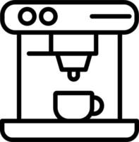 icono de vector de máquina de café