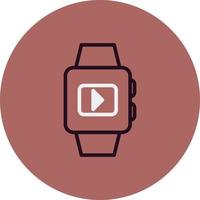 icono de vector de reloj inteligente