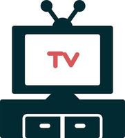 acecho televisión vector icono