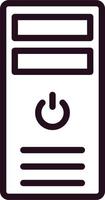 Cpu Tower Vector Icon