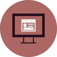 Pc Webpage Vector Icon