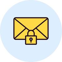 Mail Security Vector Icon