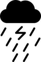 icono de vector de tormenta