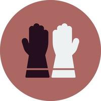 Hand Gloves Vector Icon