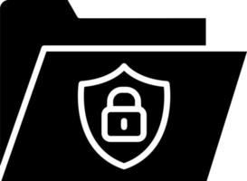 Secure Folder Vector Icon