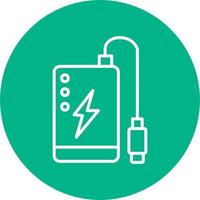 Power Bank Vector Icon