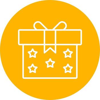 icono de vector presente