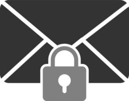 Mail Security Vector Icon