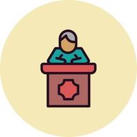 Public Speaking Vector Icon