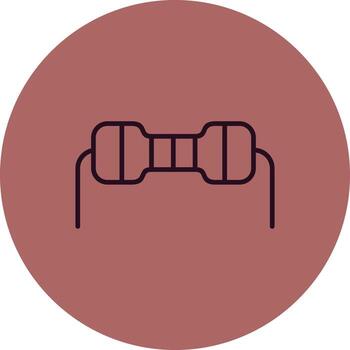 icono de vector de resistencia