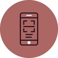 Scanning Qr Code Vector Icon