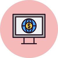 Online Business Vector Icon