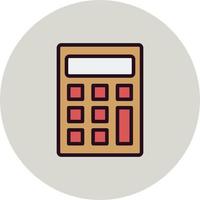 icono de vector de calculadora