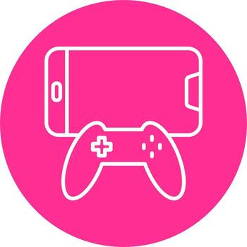 Joystick and Mobile Vector Icon