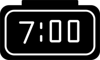 Digital Clock Vector Icon