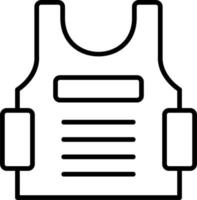 Bulletproof Vest Vector Icon