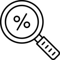 Sale Search Vector Icon