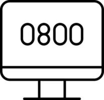 Help Line Vector Icon