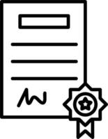 Certificate Vector Icon