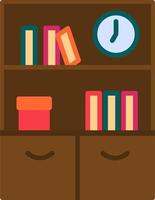 Bookshelf Vector Icon