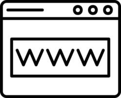 icono de vector web