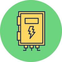 High Voltage Box Vector Icon