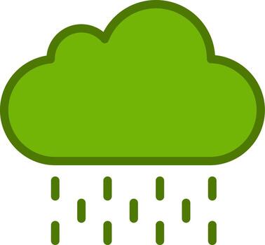 icono de vector de nube